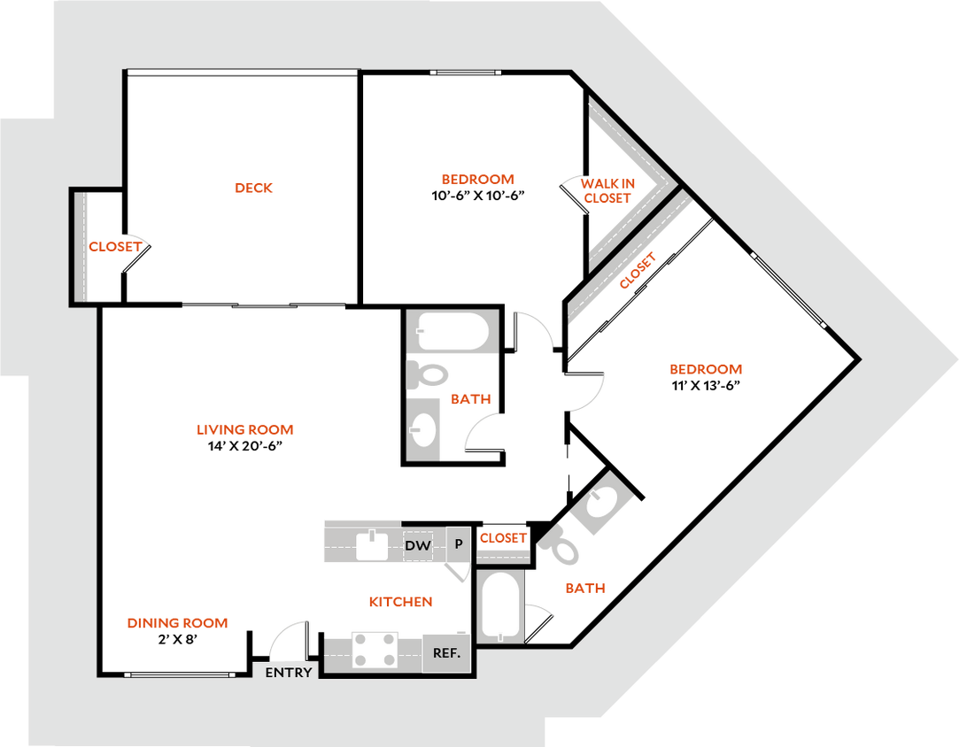 Floor Plan - Plan 2B