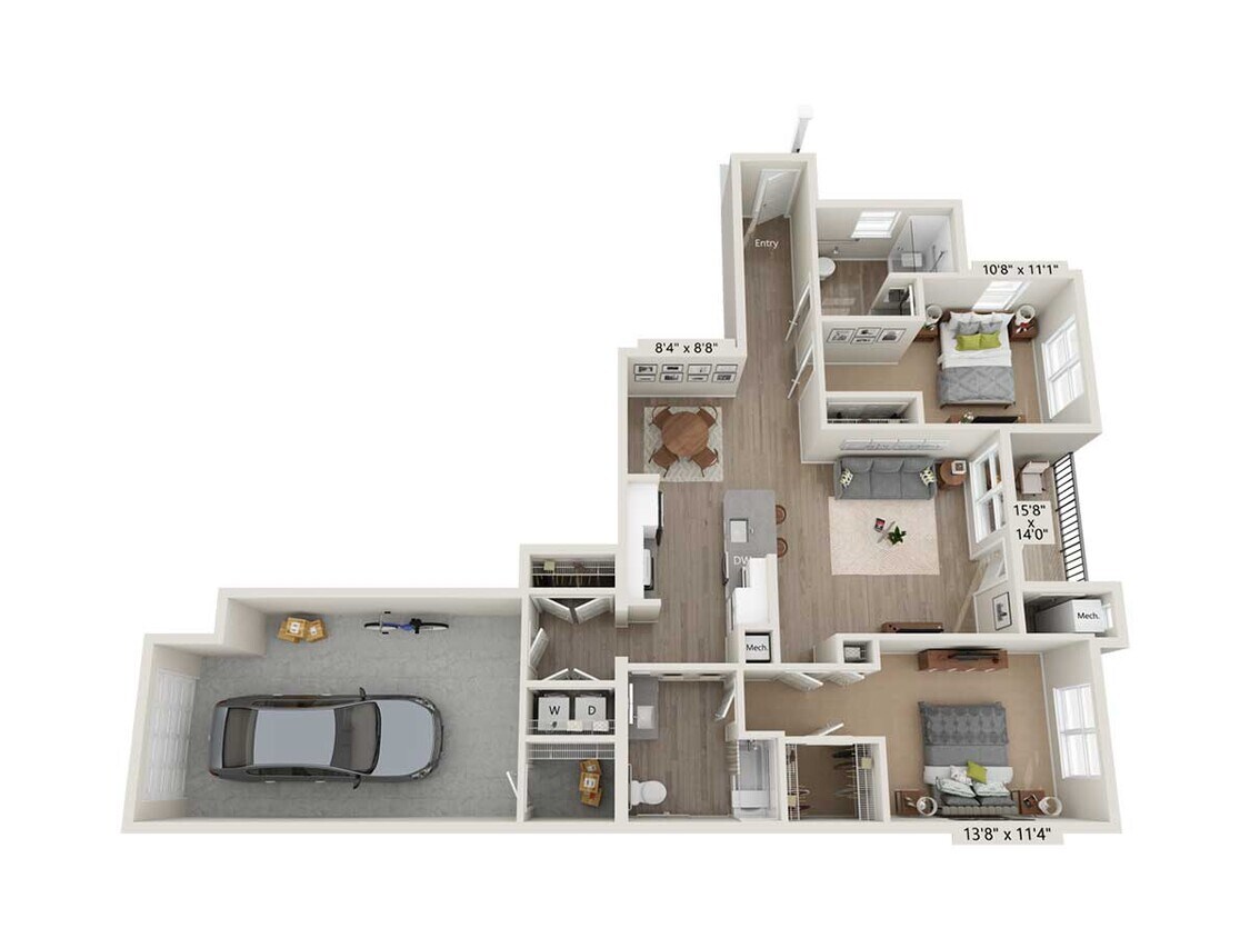 Floor Plan - B1-ADA-1296