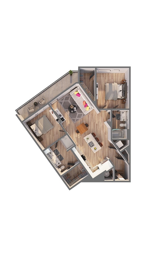Emerson at Montford Park - B8 Floor Plan - B8