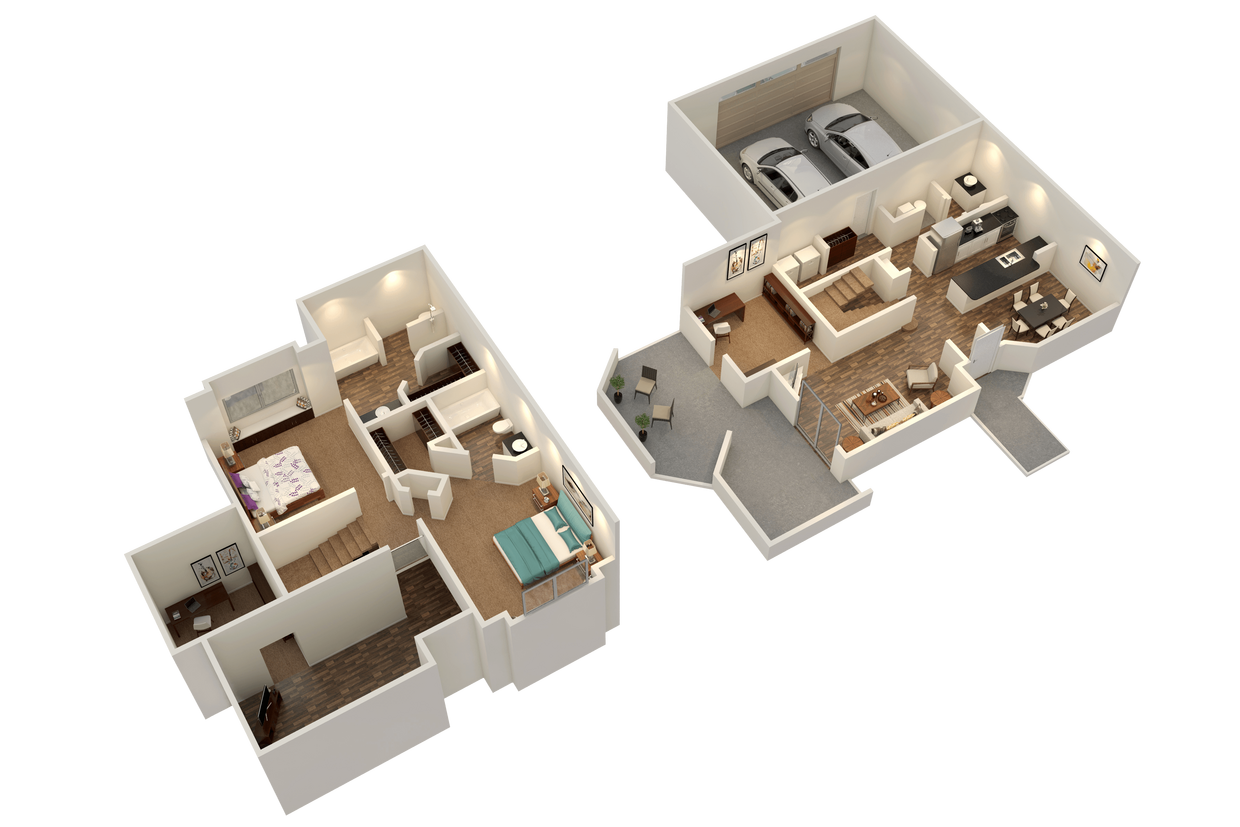 Floor Plan - Pyramid Townhome