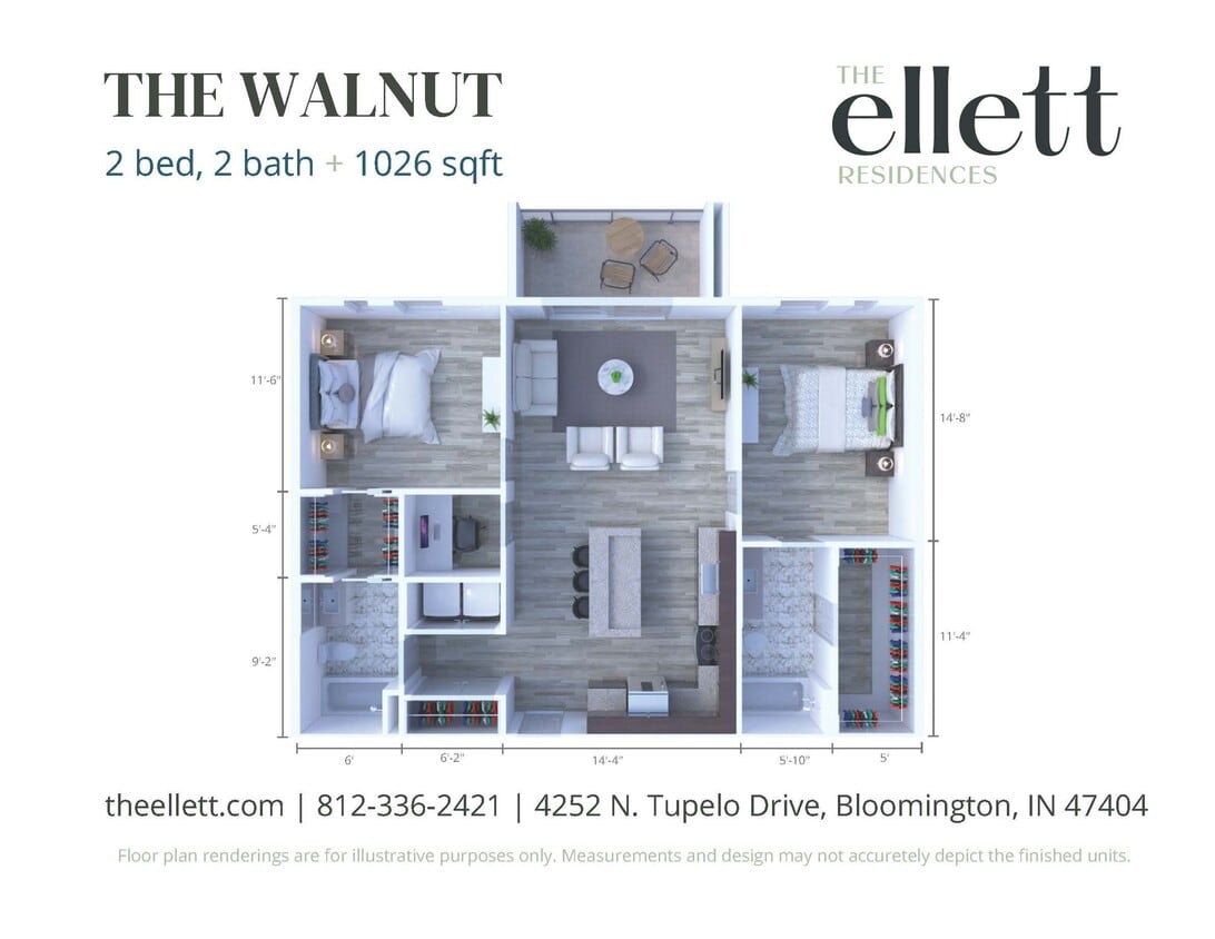 Floor Plan - The Walnut
