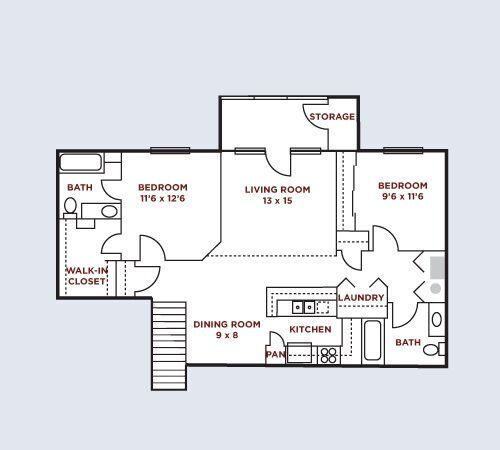 Floor Plan - The Gable