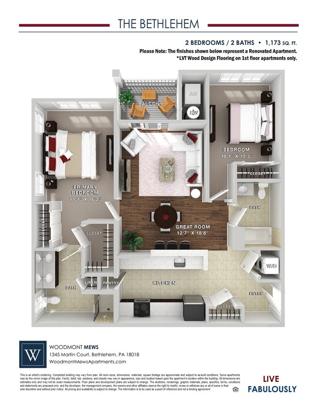 Floor Plan - The Bethlehem