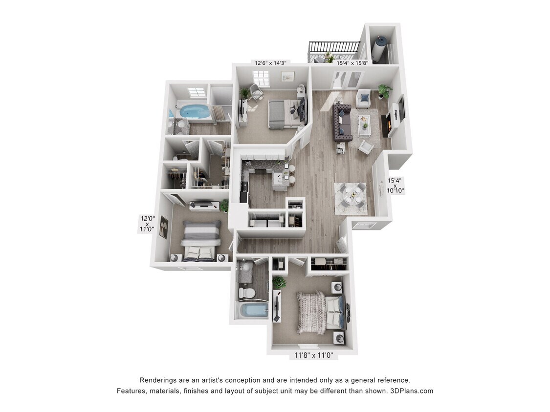 Floor Plan - The Monarch