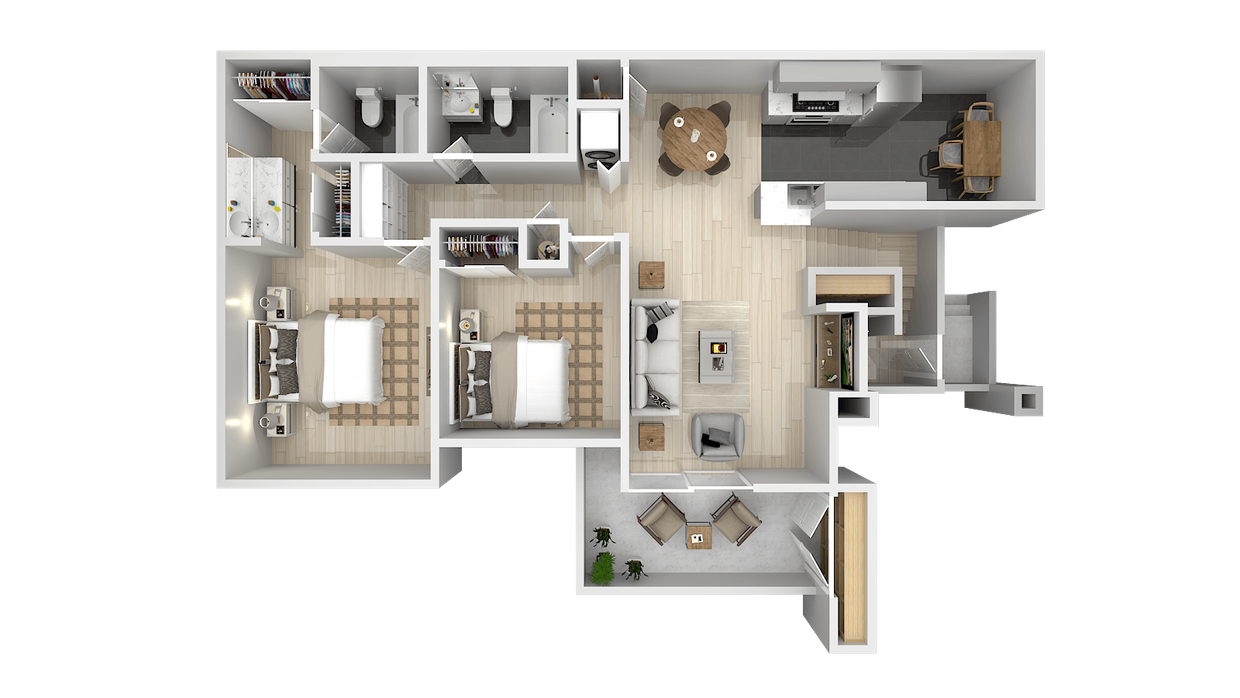 Floor Plan - Plan E Upstairs