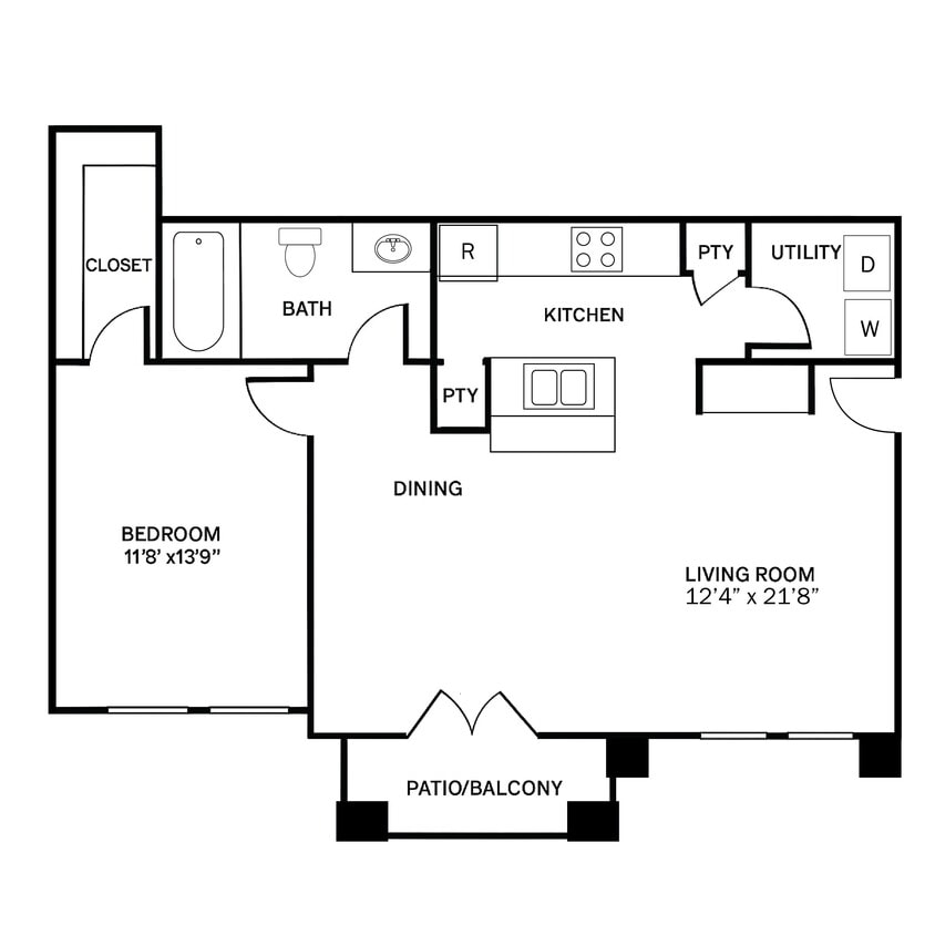 Floor Plan - 1B