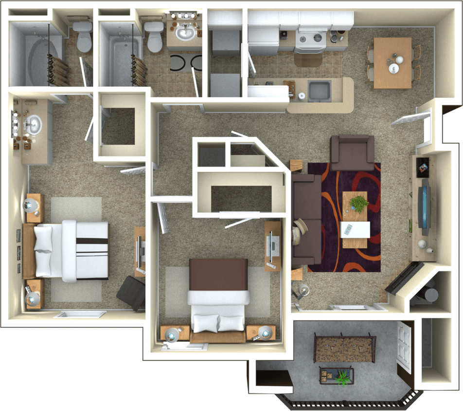 Floor Plan - Residence 4 Luxury