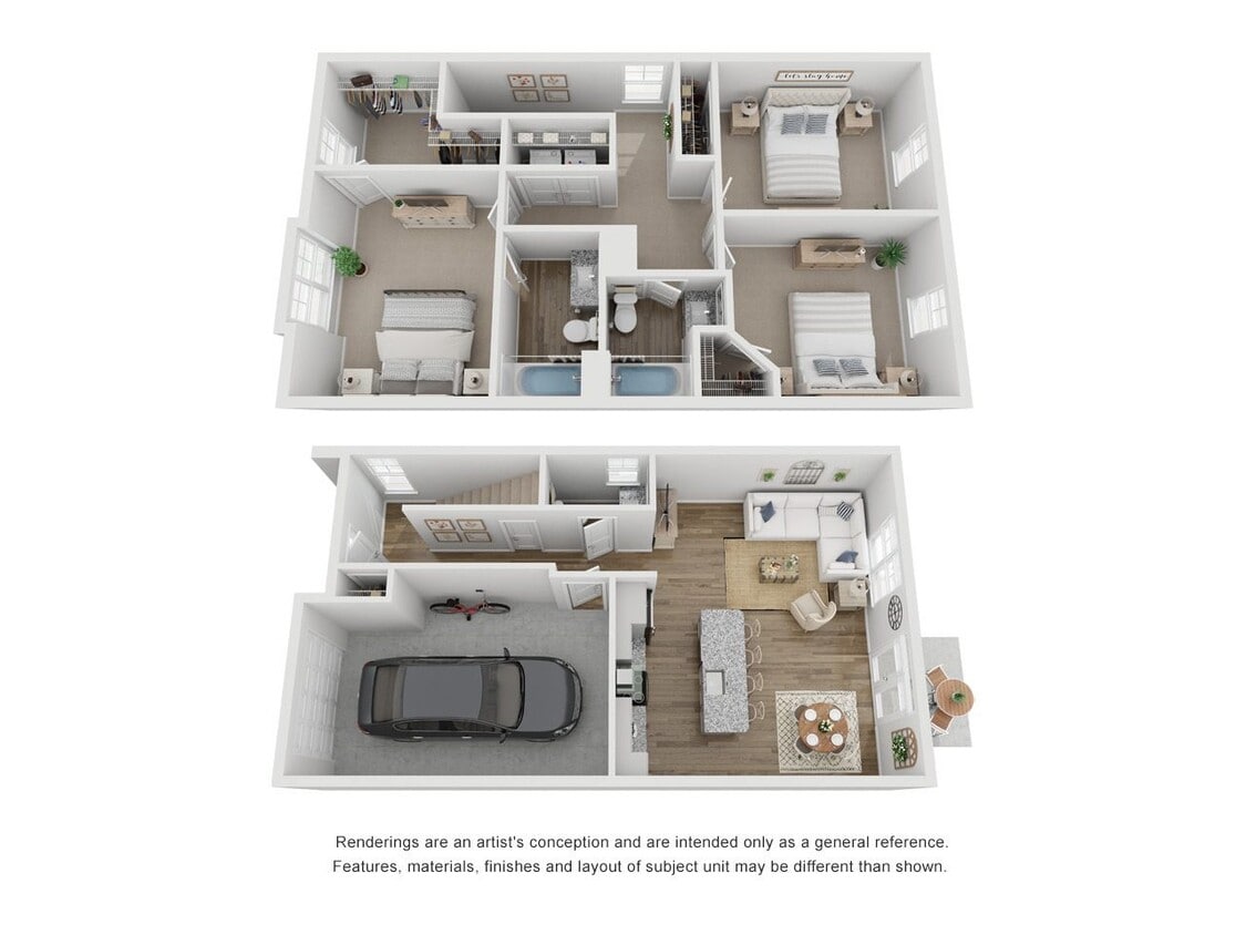 Floor Plan - Townhomes