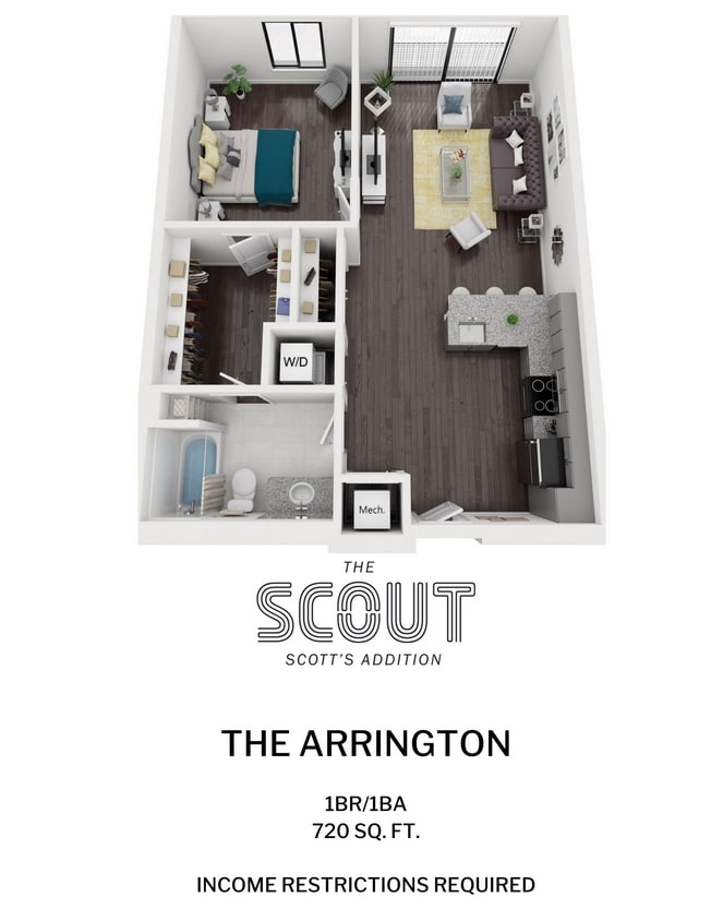 Floor Plan - *The Arrington - Income Restricted*