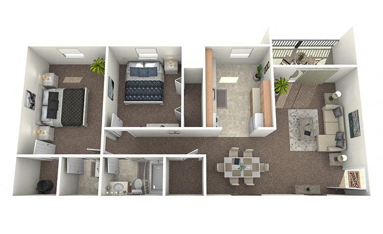 Floor Plan - 2 Bedroom