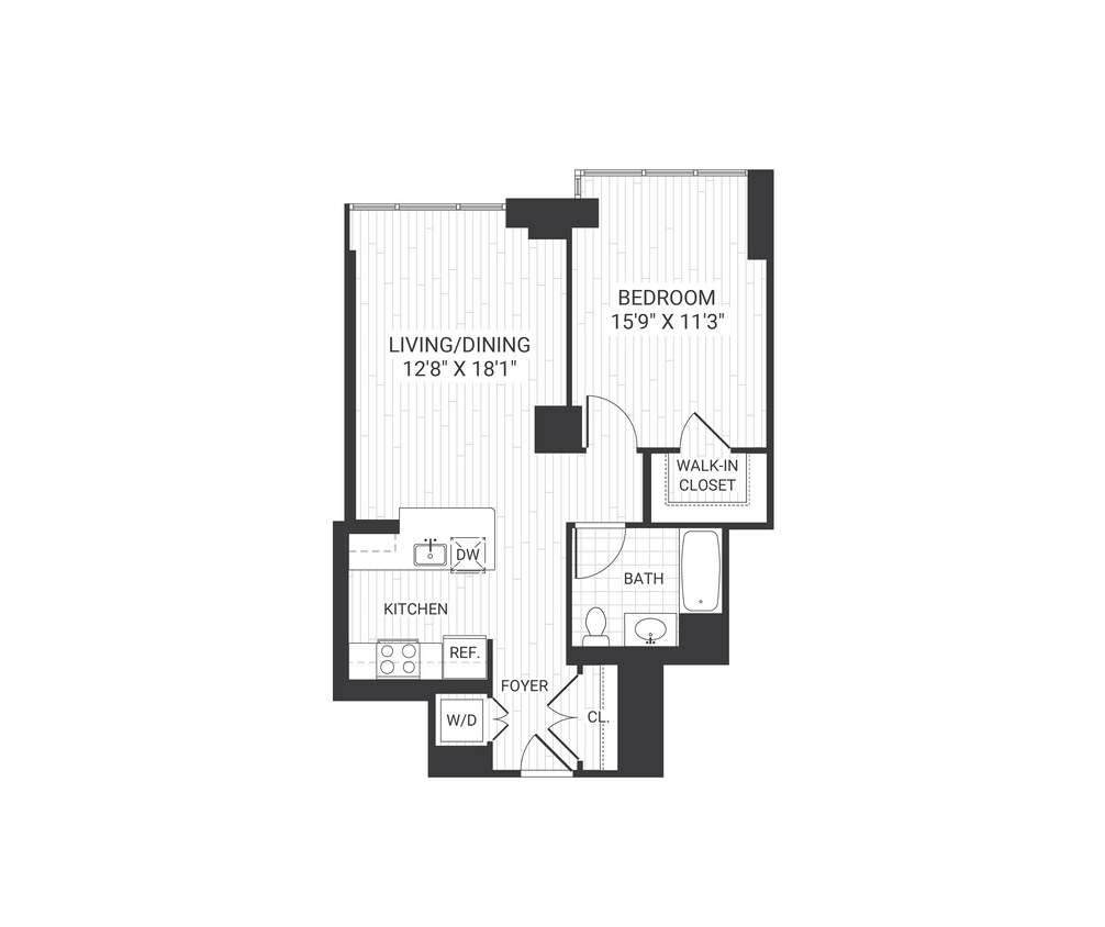 Floor Plan - B401 A1