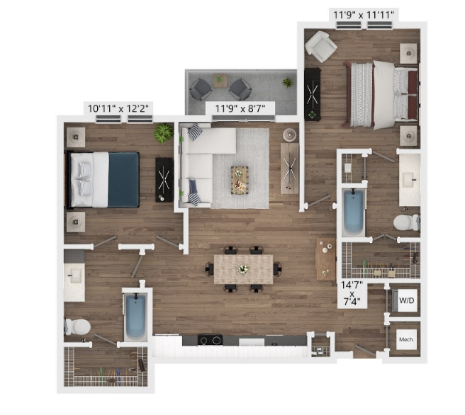 Floor Plan - Canna Lily