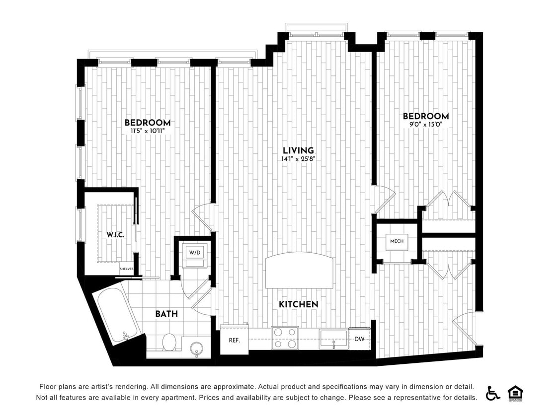 Floor Plan - Flat 102