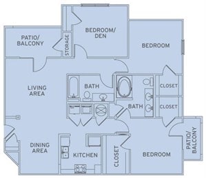 3BR/2BA - C1
