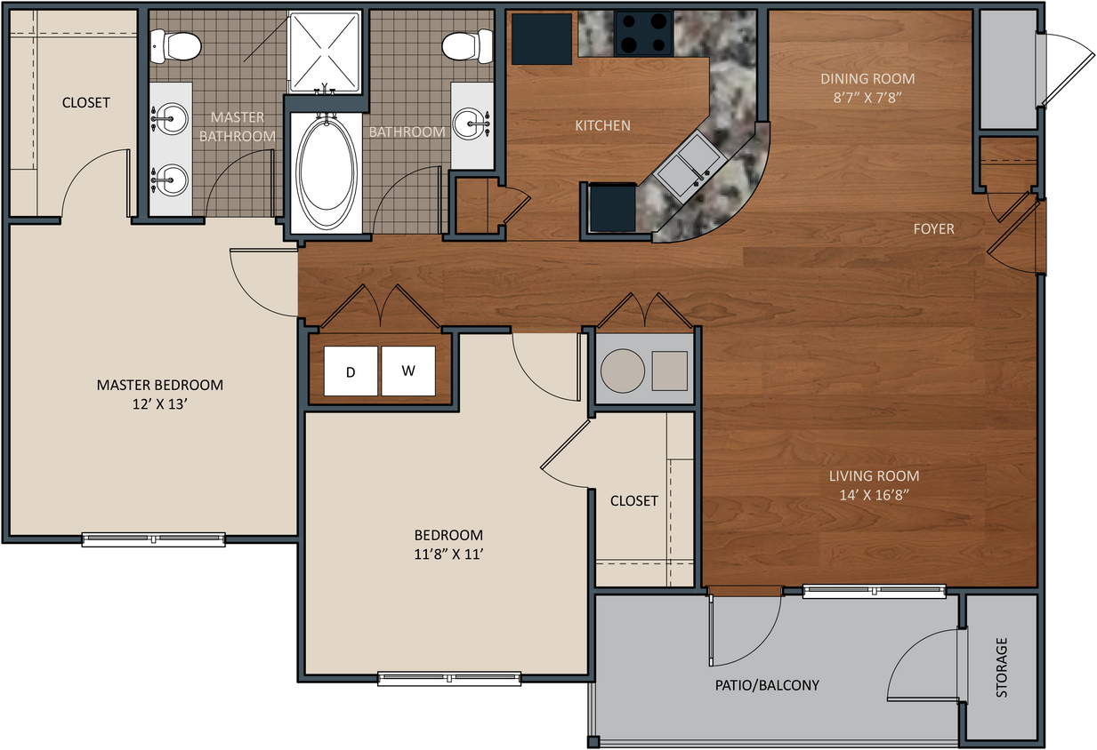 Floor Plan - The Bijou