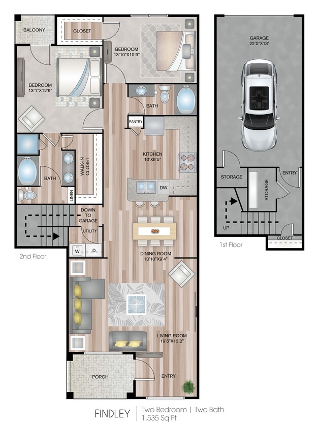 1535 Square Feet - Findley