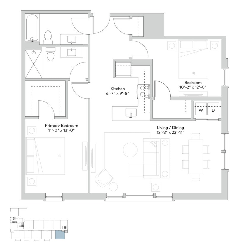 Floor Plan - 520earm2b2b