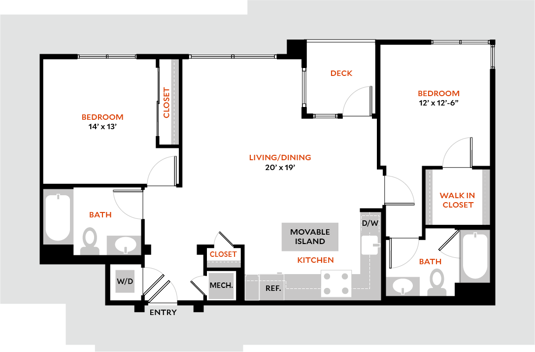 Floor Plan - Plan 2B