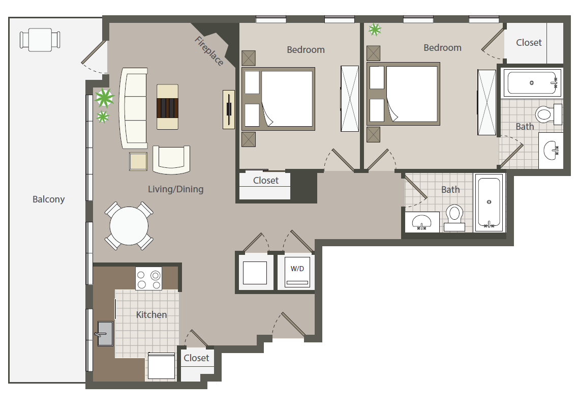 Floor Plan - 2P12