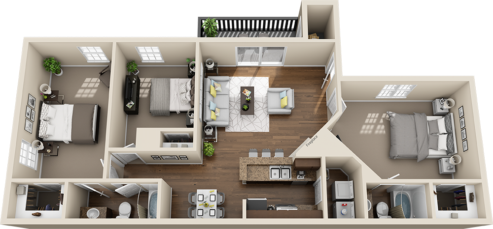 Floor Plan - The Opal 