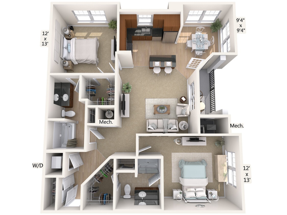 Floor Plan - B3-3-1157sq