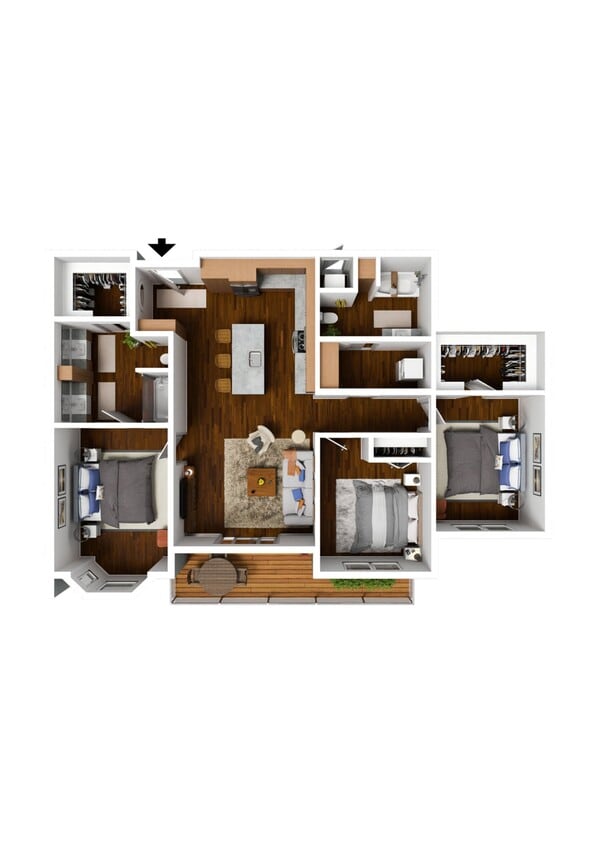 3 Bedroom C Premium - 3 Bedroom C Premium