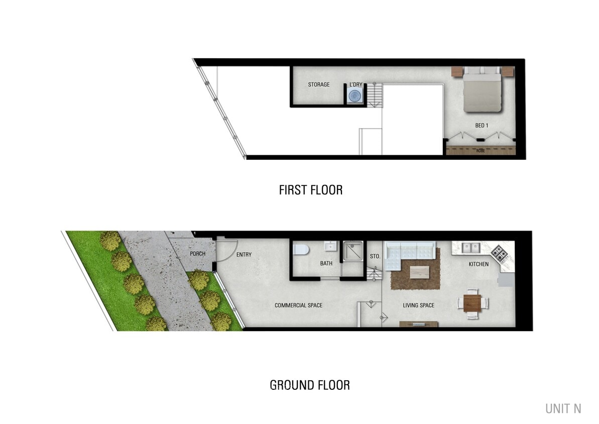 Floor Plan - Live Work Loft Apartment