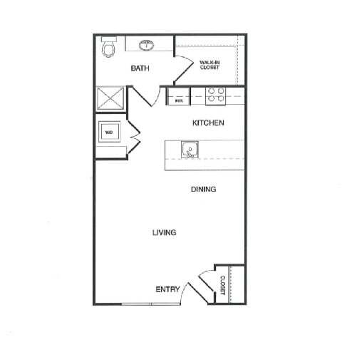Floor Plan - Studio G