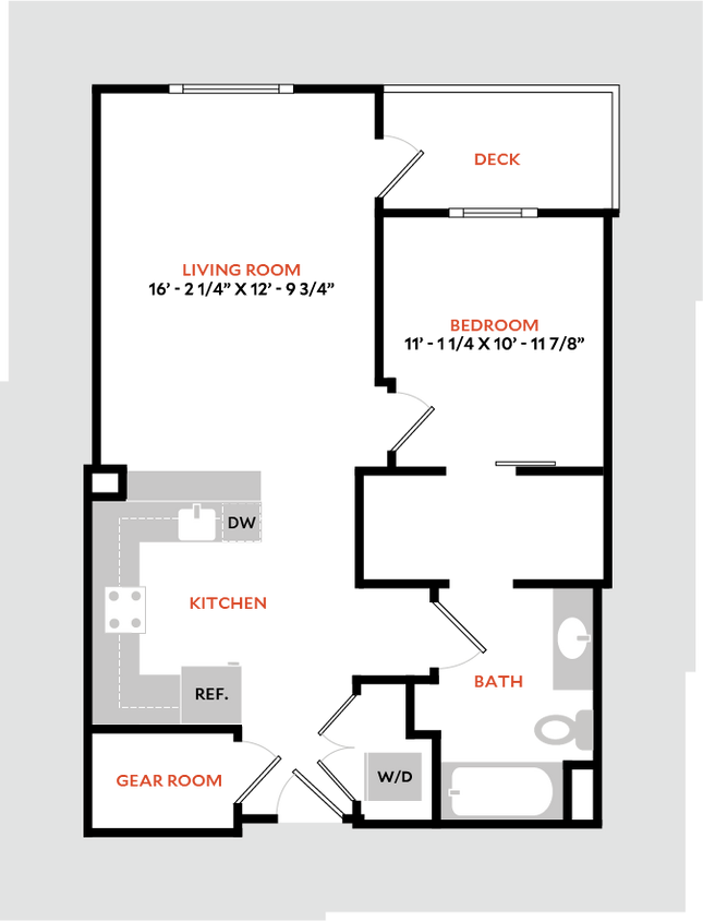 Floor Plan - Plan 1K