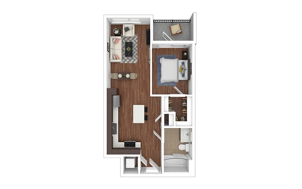Floor Plan - S2 - Renovated