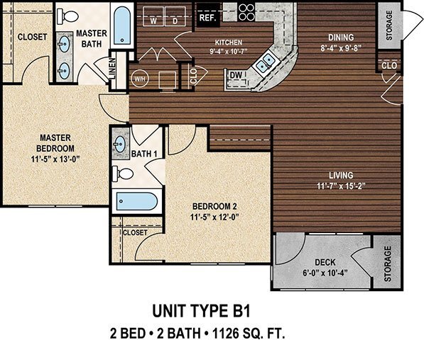 Floor Plan - B1 The Holly Key