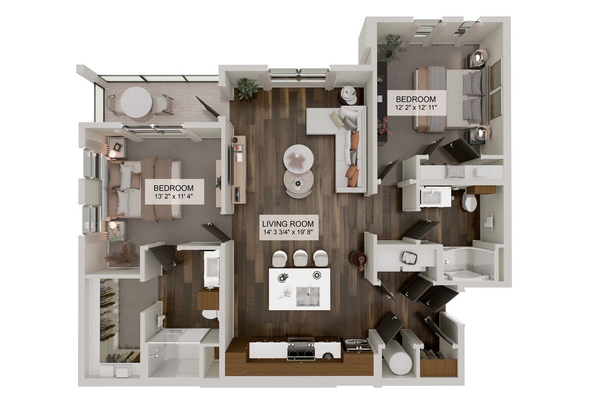 Floor Plan - The Poet (B2)