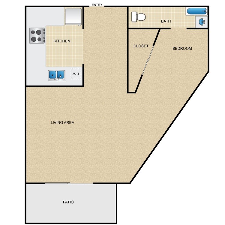 Floor Plan - Studio
