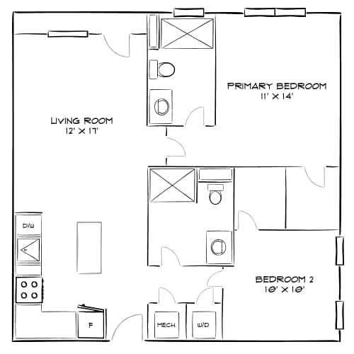 Floor Plan - Design 2A