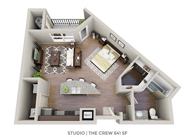 Floor Plan - The Crew  A
