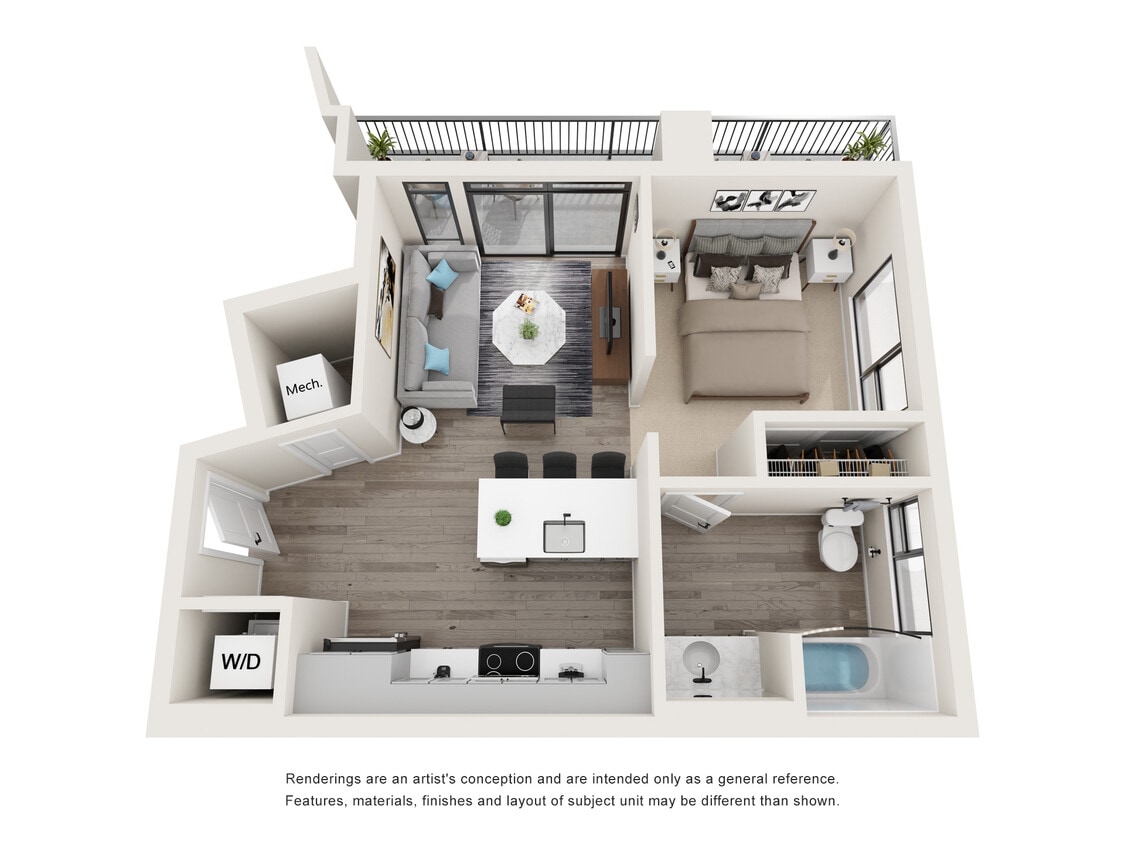 Capricornus - Studio, 1 Bath, 681 sq. ft. - Capricornus
