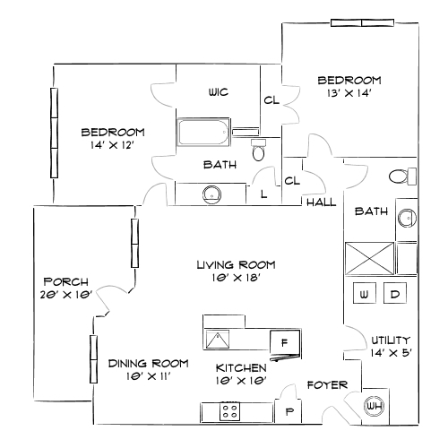 Floor Plan - Design 2B