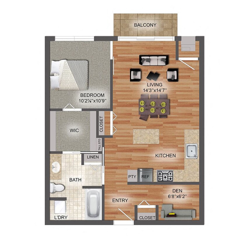 Floor Plan - A6U - Penthouse 