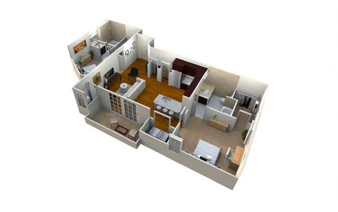 Floor Plan - M2-2L 1080