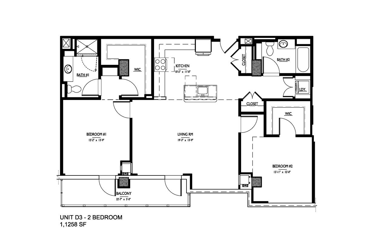 Floor Plan - D3- PENTHOUSE