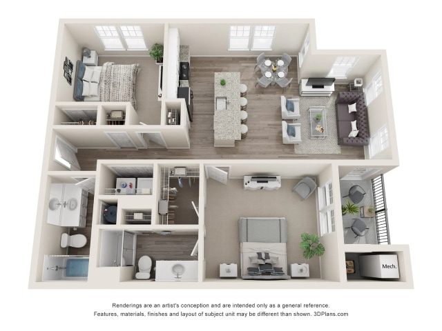 Floor Plan - Merion Renovated