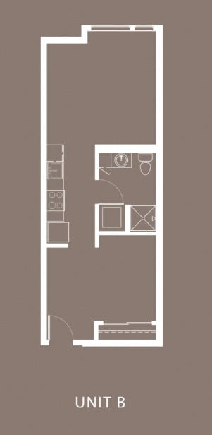 Floor Plan - Open 1 Bed C