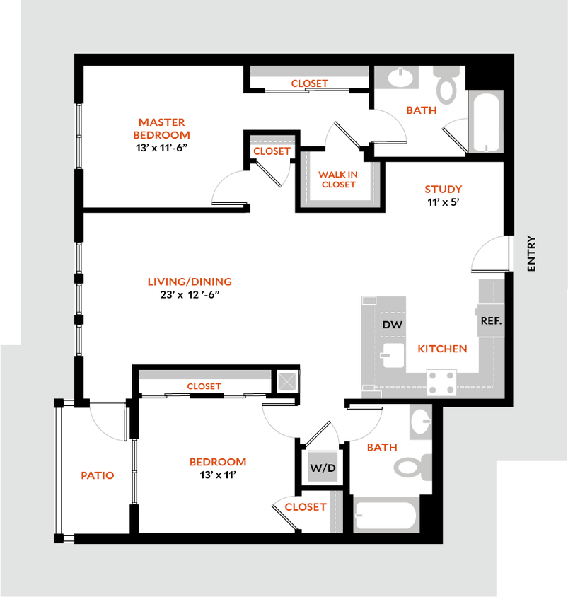 Floor Plan - Plan 2J