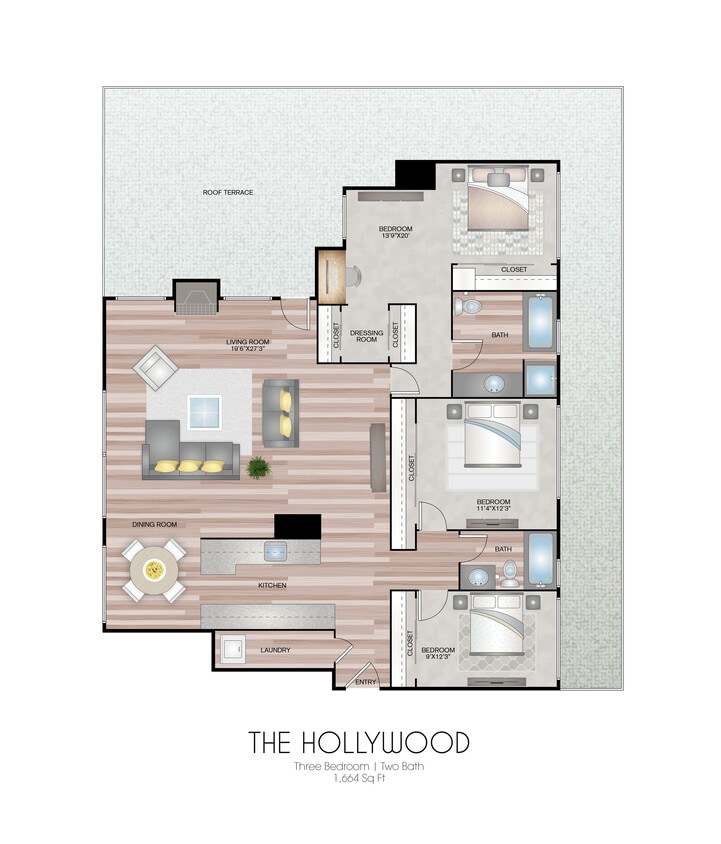 1664 Sq Ft - The Hollywood