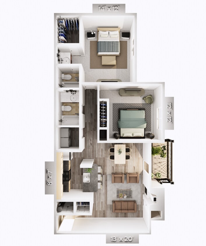 Floor Plan - Oak
