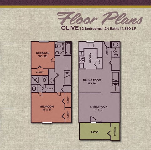 Floor Plan - Olive (2.25 A)