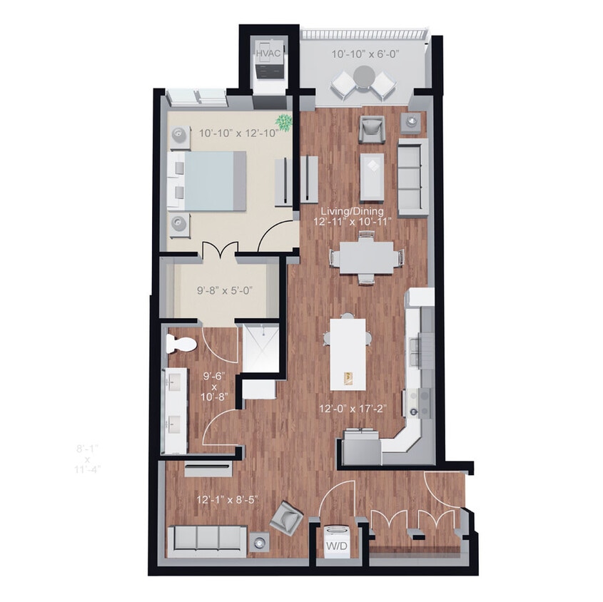 Floor Plan - Bear Island