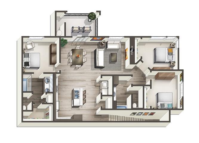 Floor Plan - Mount Rose (Attached Garage)