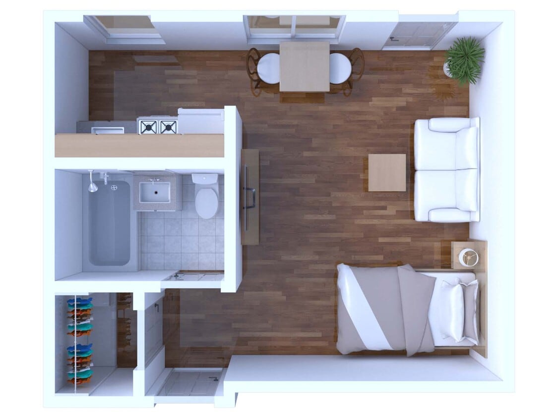 Floor Plan - Studio Floor Plan S18 664 2R