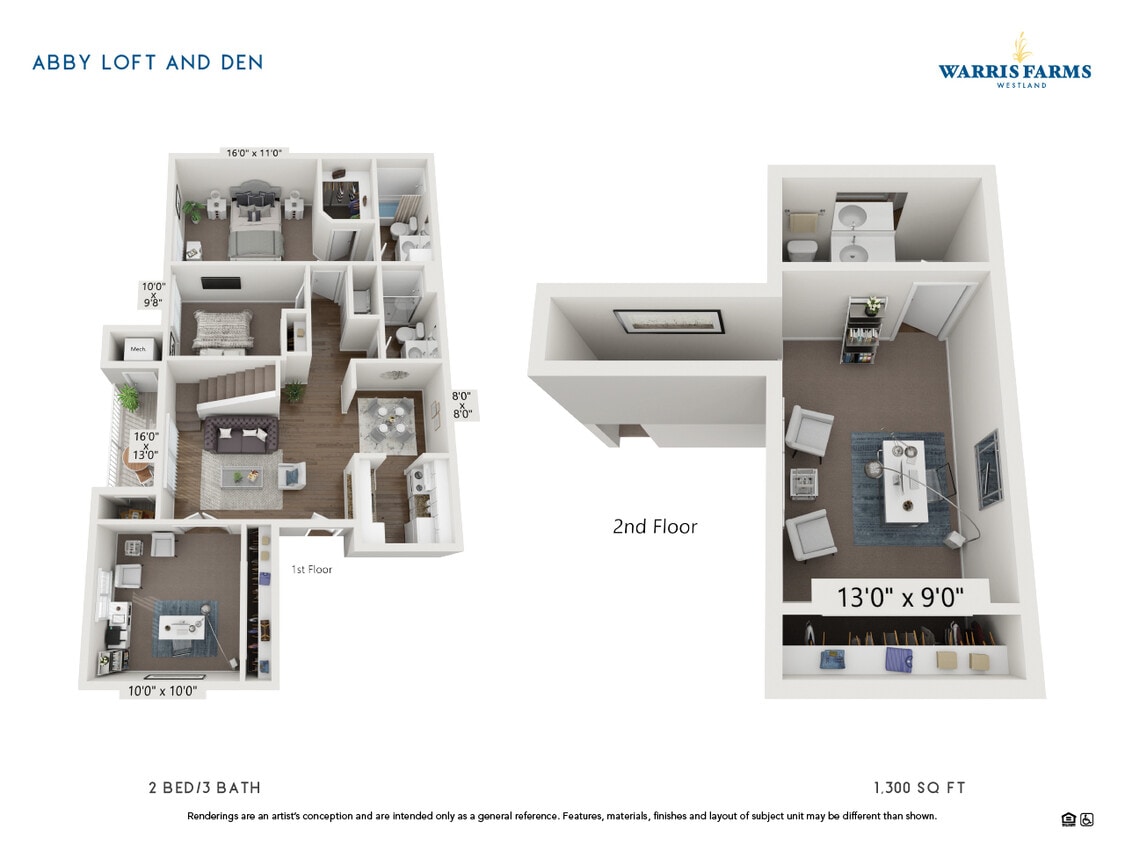 Abby Loft and Den - The Brooklyn Loft + Den